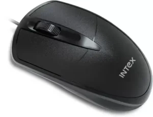 Intex ECO 6 Plus Wired Optical Mouse  (USB 2.0, Black)