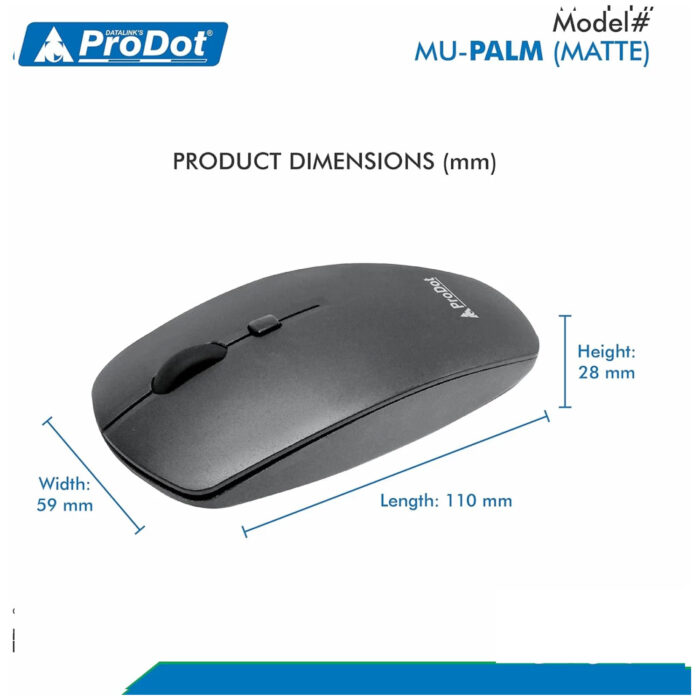 ProDot Palm Optical Wireless Mouse - Image 4