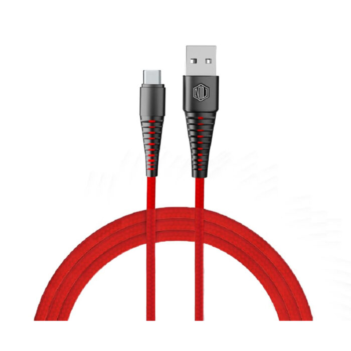 Blaze Ultra Type-C 3.5Amp Fast Charging Tangle Free Sturdy 1 Meter Cable for Smartphones, Tablets & Other Type-C Devices with 480 Mbps Data Transmission (Red)