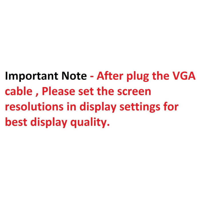 Male to Male VGA Cable 1 Meter, Support PC/Monitor/LCD/LED, Plasma, Projector, TFT, Blue - Image 2