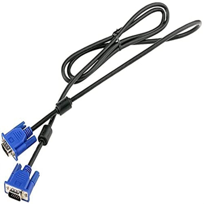 Male to Male VGA Cable 1 Meter, Support PC/Monitor/LCD/LED, Plasma, Projector, TFT, Blue - Image 5