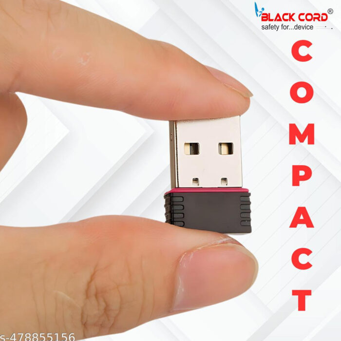 BLACKCORD Nano Wireless USB WiFi Adapter | 950Mbps High Speed | Dual Band for PC, Laptop | USB 2.0 | Windows, Mac, Linux Support - Image 4