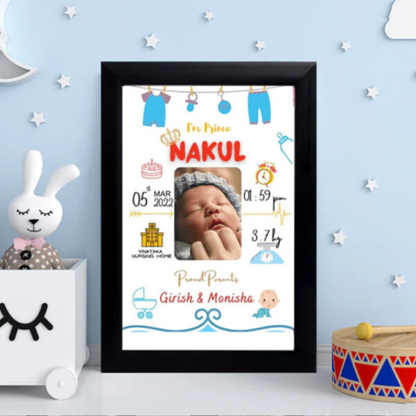 Baby Birth Frame - Design 3