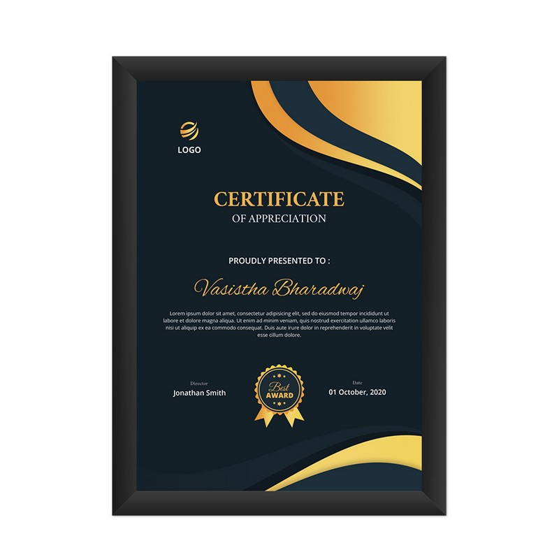 Frame for Certificates | Frame Collage for Living Room | Picture Frames Bedroom, Home & Office Decoration