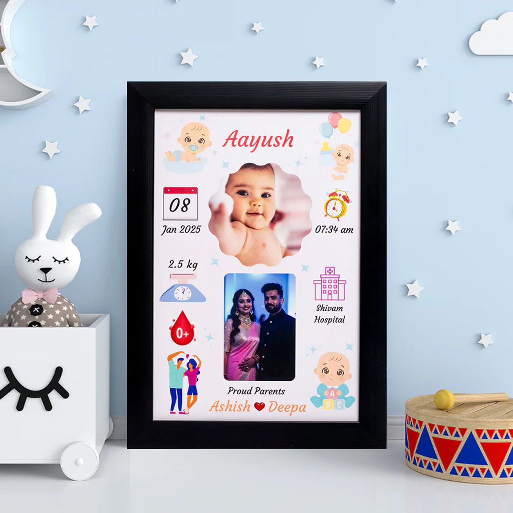 Baby Birth Frame - Design 1