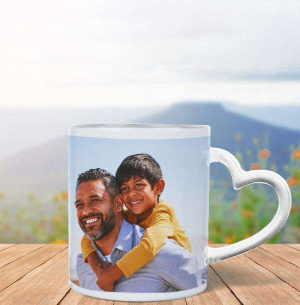 Customized Heart Handle Mug